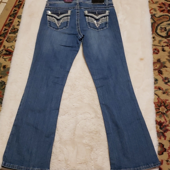 VGS Boot Cut Mid Wash Blue Jeans sz 8 NWT - Picture 5 of 6